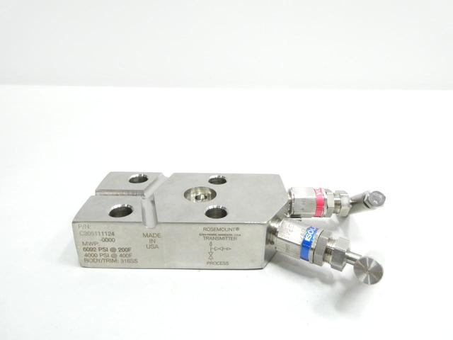 ROSEMOUNT C305111124-0000 STAINLESS INSTRUMENT MANIFOLD 6000PSI