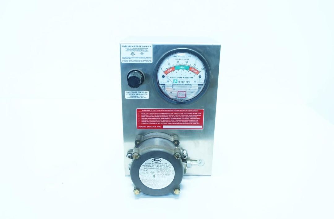 PEPPERL FUCHS 1001A-WPS-CI TYPE Y AND Z PURGE PRESSURIZATION SYSTEM