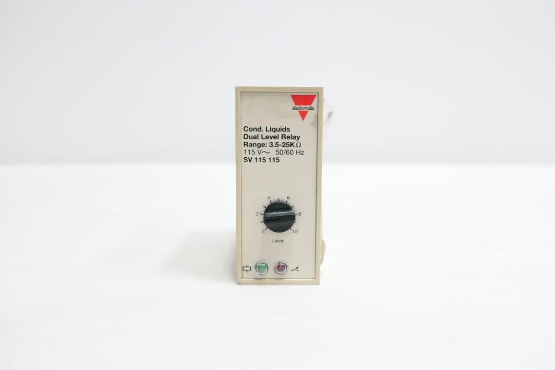 CARLO GAVAZZI SV 115 COND. LIQUIDS DUAL LEVEL RELAY 115V-AC