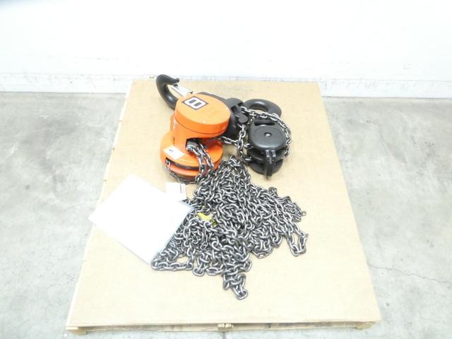 CM COLUMBUS MCKINNON 4631 CYCLONE MANUAL HAND CHAIN HOIST 8 TON