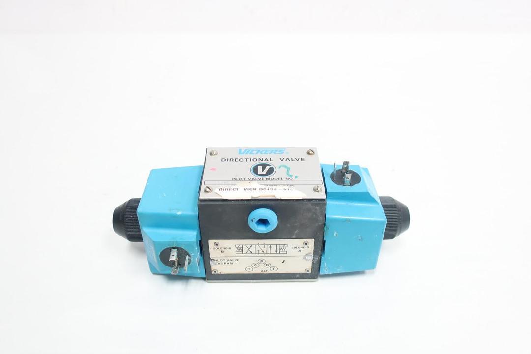 VICKERS DG4S4-013CUB-60 HYDRAULIC DIRECTIONAL CONTROL VALVE 120V-AC