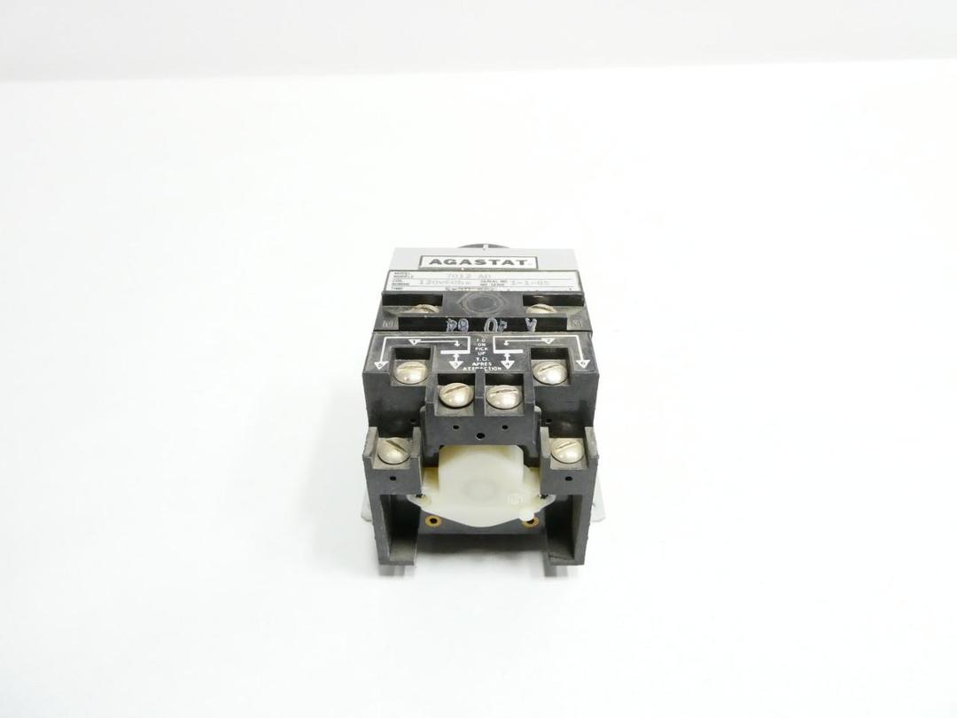 AGASTAT 7012AD TIME DELAY RELAY 5-50SEC 120V-AC