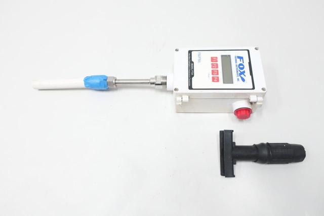 FOX THERMAL INSTRUMENTS FT2A-06IESSSTE1B0 FLOW/TEMPERATURE TRANSMITTER 24V-DC