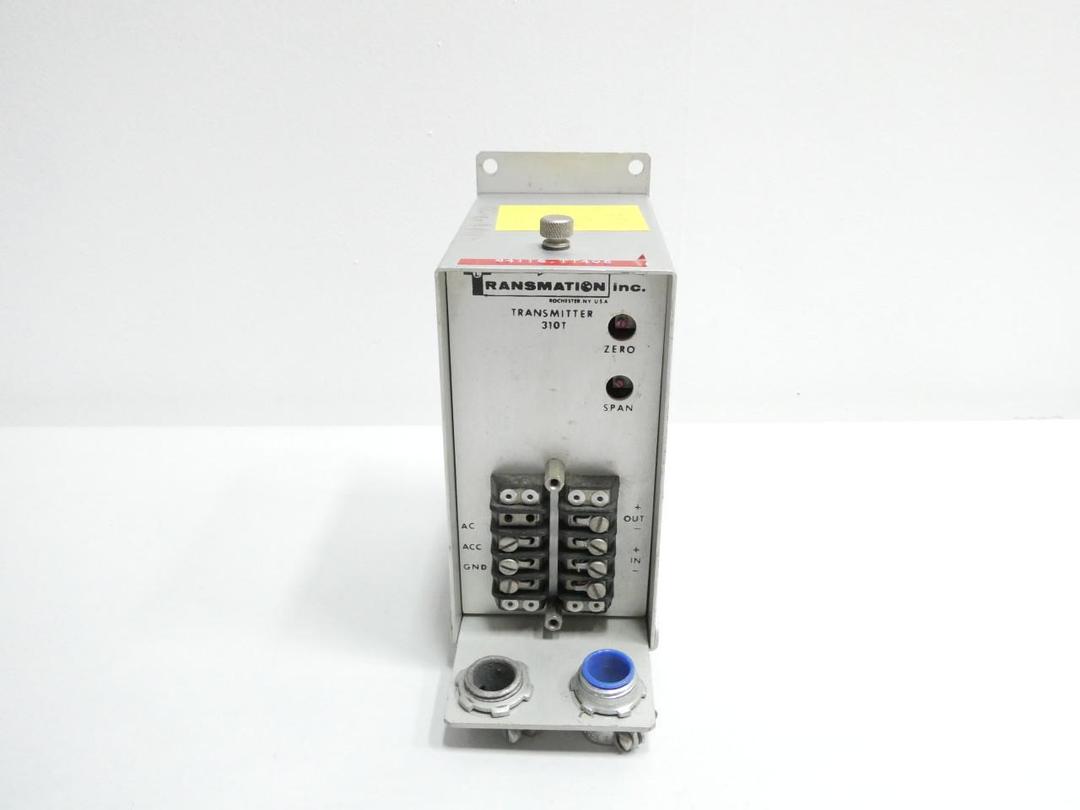 TRANSMATION 310T-J TC-I TRANSMITTER 10-50MADC 117V-AC 