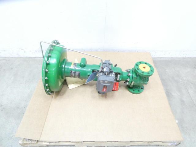 FISHER ES 657 DVC6200 SIZE 46I PNEUMATIC STEEL FLANGED CONTROL VALVE 2IN 300