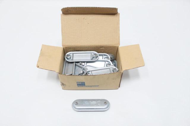 BOX OF 20 O-Z/GEDNEY 270 STEEL CLIP ON CONDUIT COVER 3/4IN