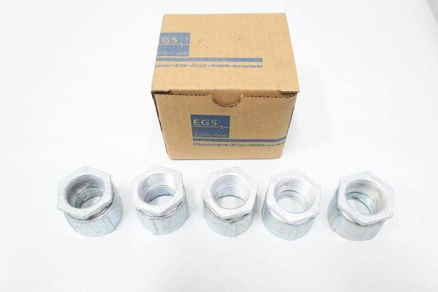 BOX OF 5 EGS O-Z/GEDNEY 4-100 3-PIECE CONDUIT COUPLING 1IN