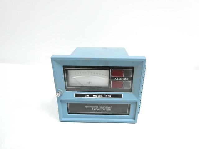 ROSEMOUNT ANALYTICAL 1003 UNILOC MONITOR/CONTROLLER PH METER 115/230V-AC