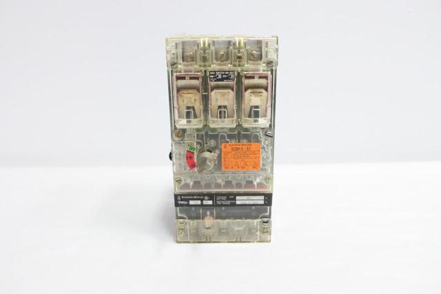 KLOCKNER MOELLER NZMH 6-63 MOLDED CASE CIRCUIT BREAKER 3P 60A AMP 600V-AC