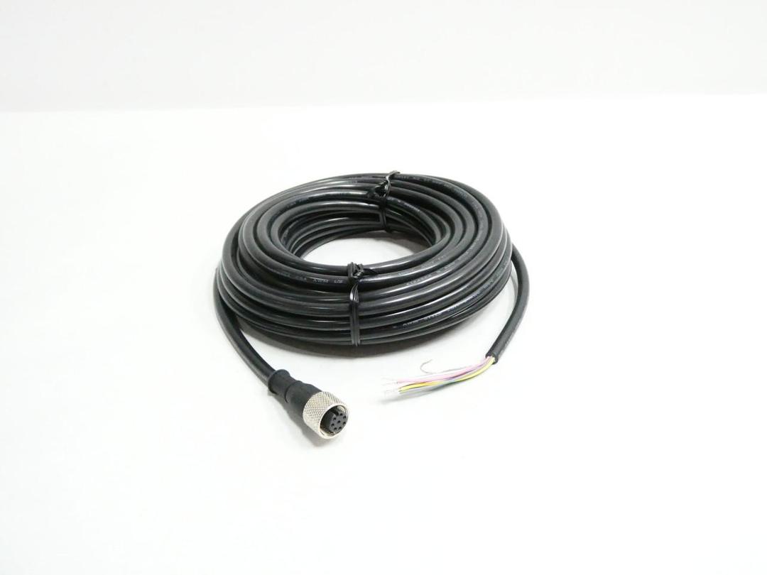 BANNER MQDC-830 SINGLE ENDED M12 EURO STYLE 8-PIN CORDSET 9M 75V-AC