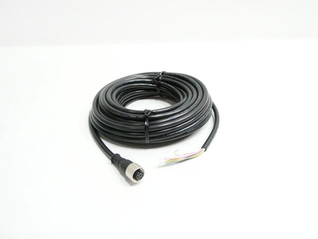 BANNER MQDC-830 SINGLE ENDED M12 EURO STYLE 8-PIN CORDSET 9M 75V-AC