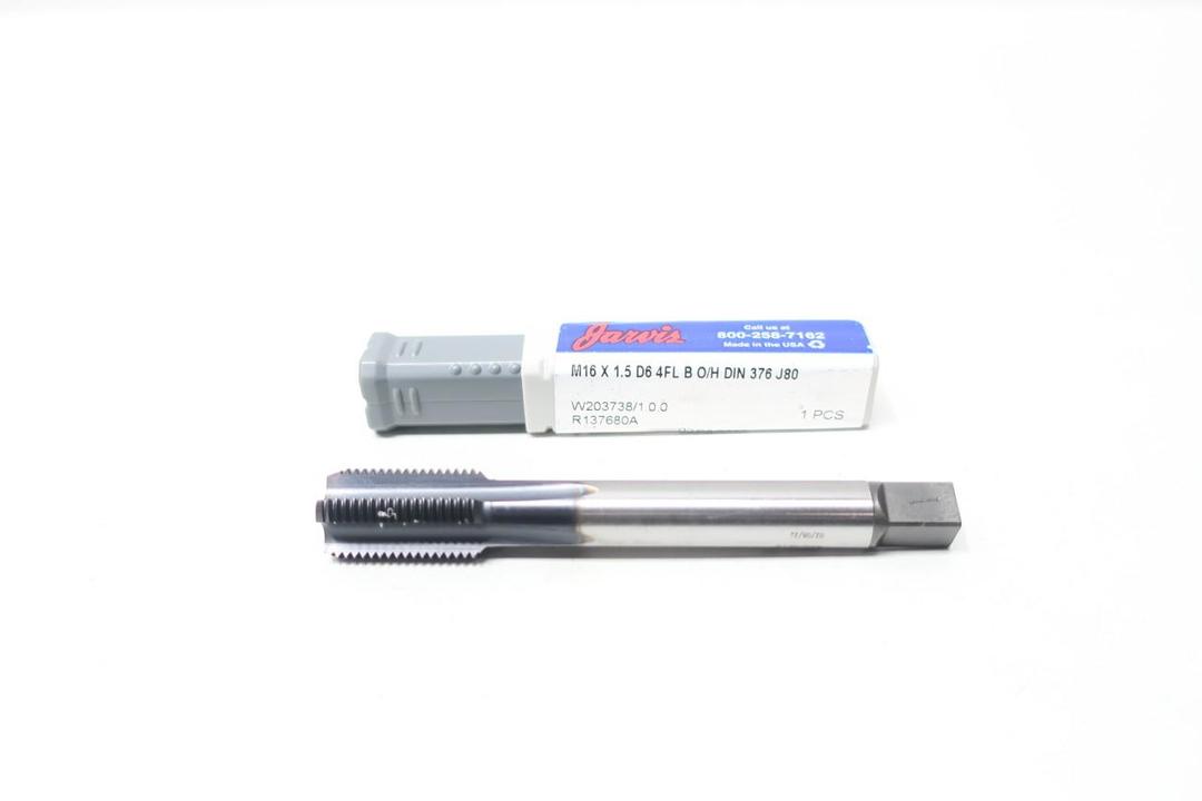 JARVIS W203738/1.0.0 R137680A M16X1.5 D6 4FL TAP 16MM