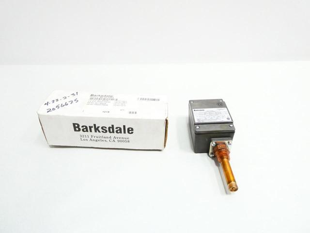 BARKSDALE ML1H-H203 TEMPERATURE SWITCH 75-200F 125/250/480V-AC