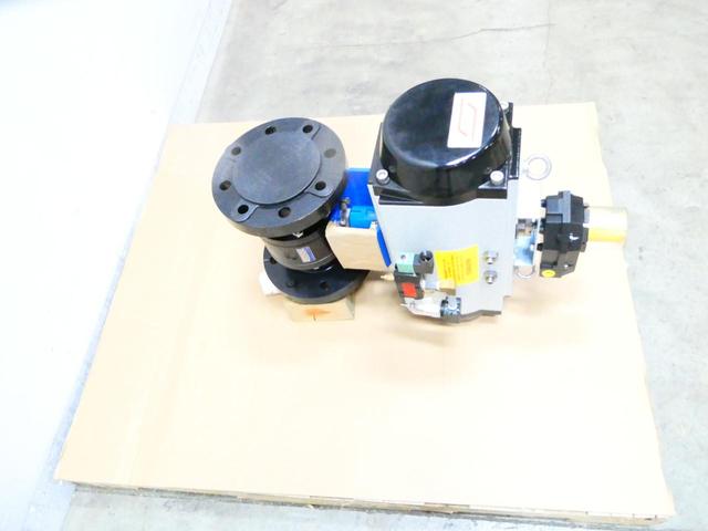 MARWIN MV30-419 FMYB-5120 PNEUMATIC STEEL FLANGED BALL CONTROL VALVE 4IN 300