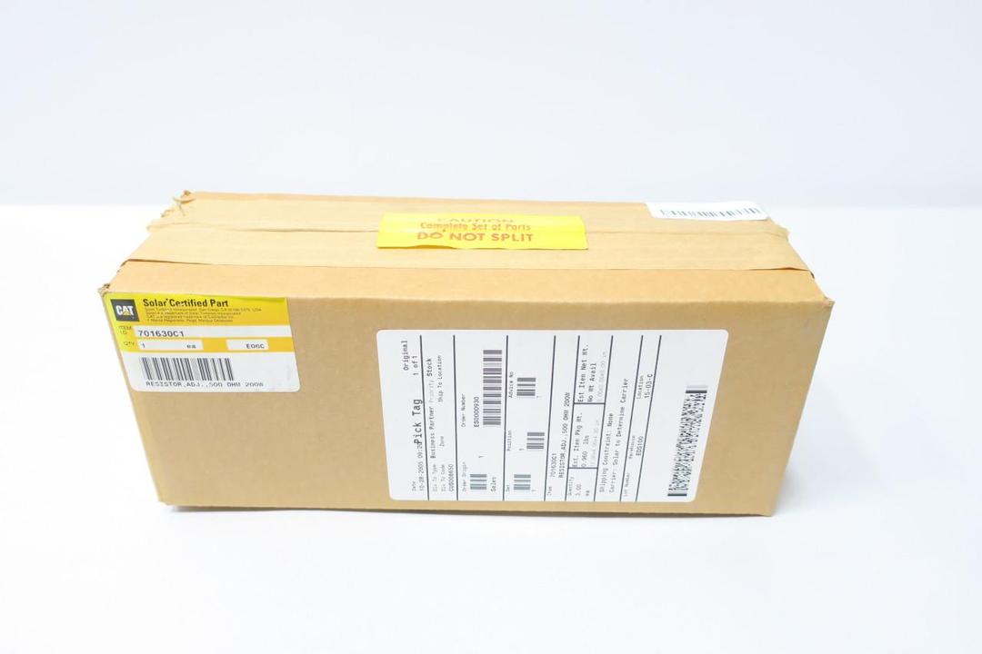 CATERPILLAR CAT 701630C1 GENUINE OEM SOLAR CERTIFIED RESISTOR 200W 500OHM