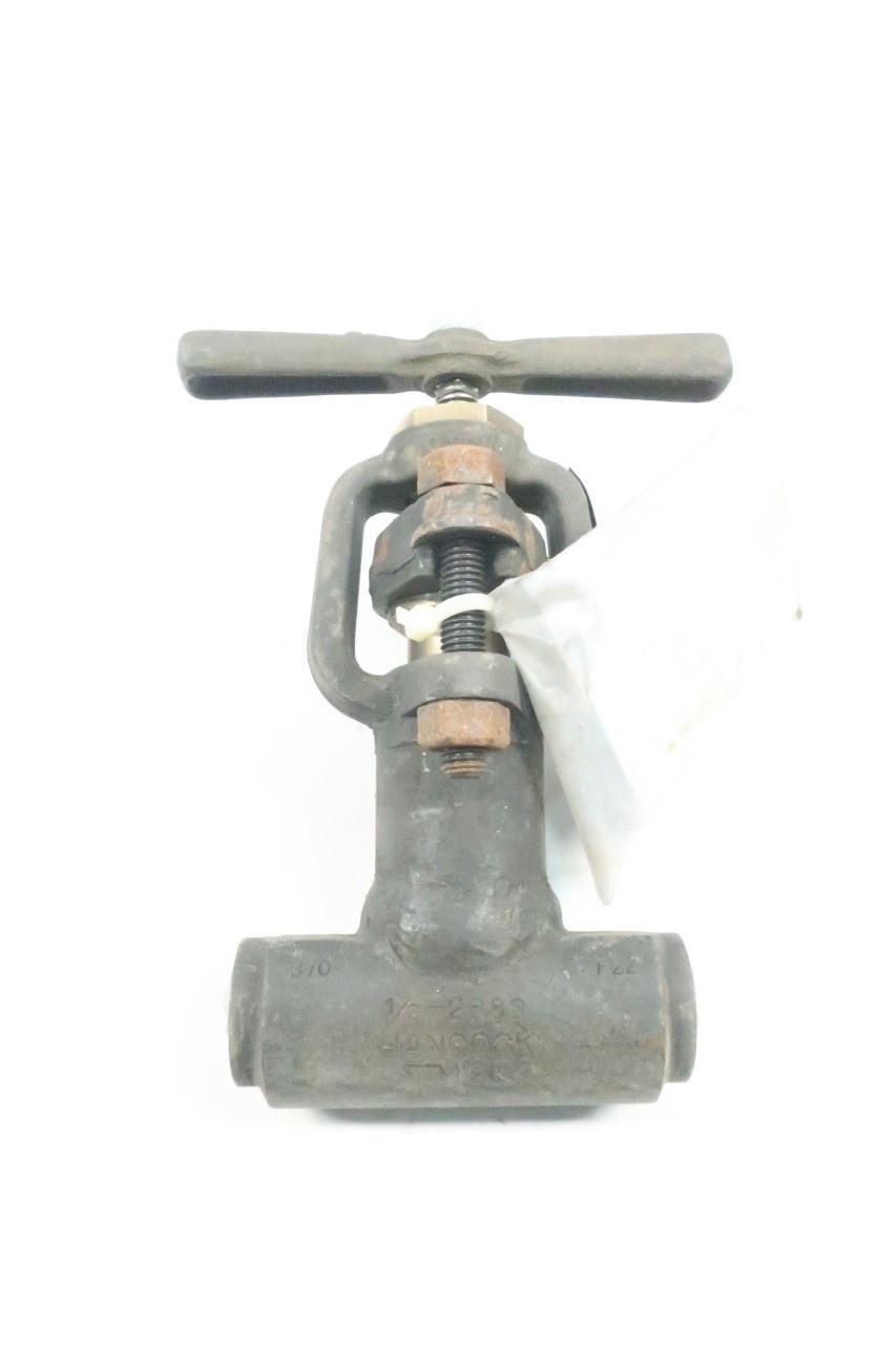 HANCOCK 7250W-1-0219 MANUAL STEEL SOCKET WELD GLOBE VALVE 1/2IN 2680