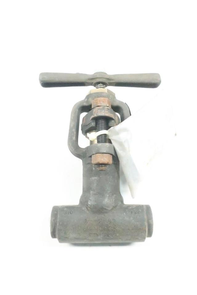 HANCOCK 7250W-1-0219 MANUAL STEEL SOCKET WELD GLOBE VALVE 1/2IN 2680