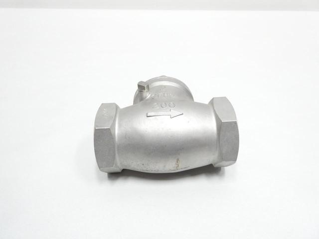POWELL V-218 STAINLESS THREADED CHECK VALVE 200 2IN NPT