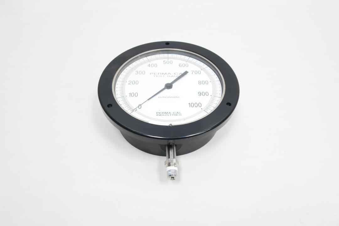 PERMA-CAL 100FTM11A21 PRESSURE GAUGE 6IN 0-1000PSI 1/4IN NPT