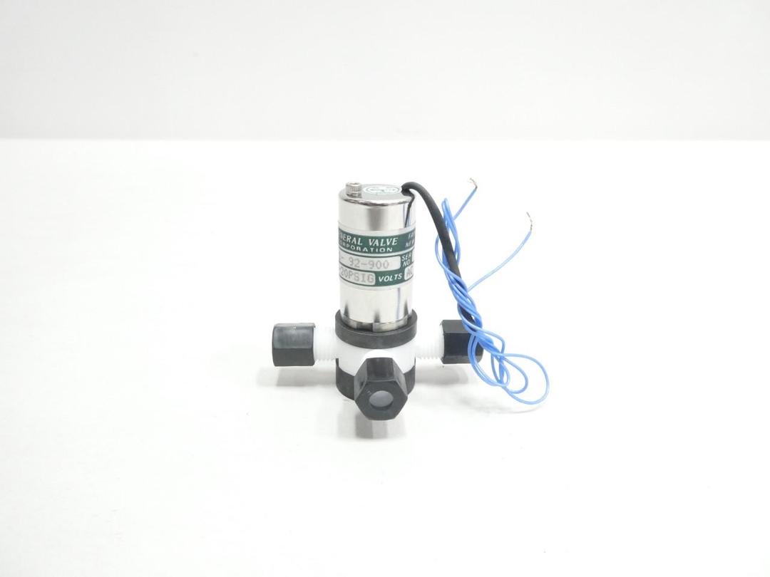 GV GENERAL VALVE 1-92-900 PNEUMATIC SOLENOID VALVE 115V-AC 20PSI