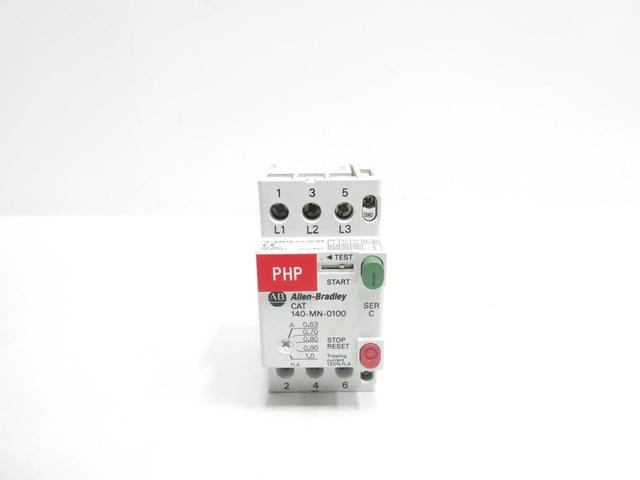 ALLEN BRADLEY 140-MN-0100 MANUAL STARTER 0.63-1A AMP 1HP