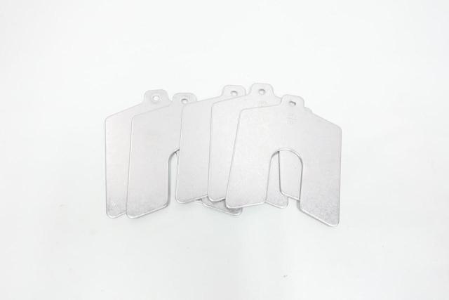 BOX OF 5 PRECISION BRAND 42355 STAINLESS SHIM 3IN X 3IN 0.075IN 7/8IN