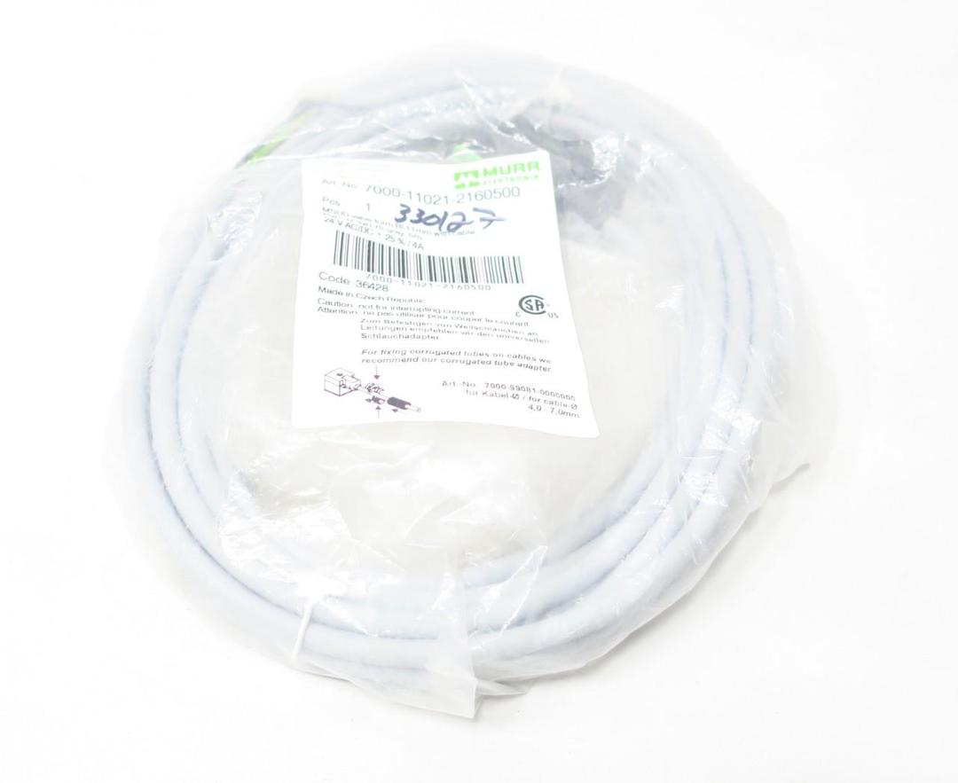 MURR ELEKTRONIK 7000-11021-2160500 VALVE PLUG 5M