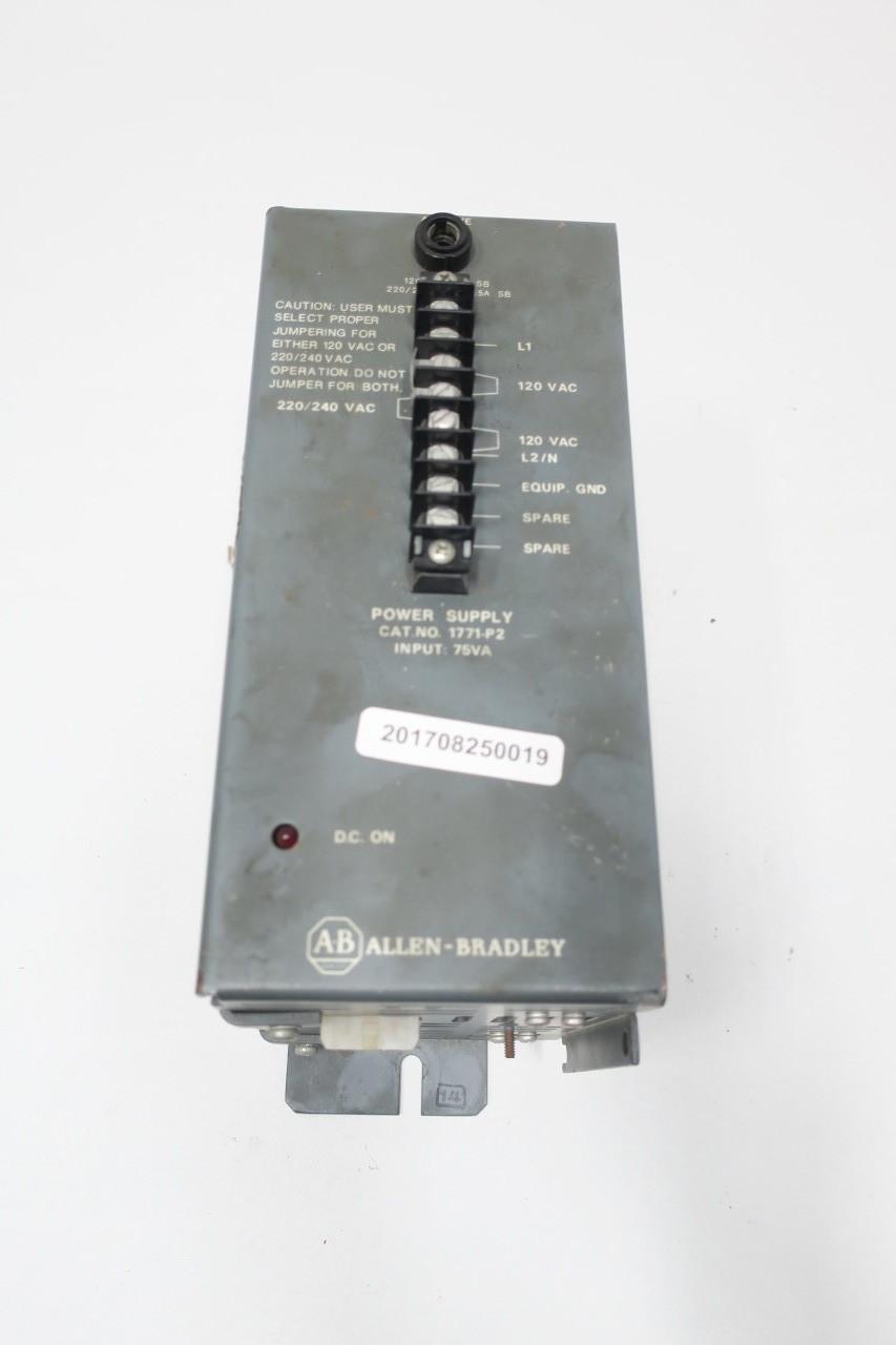 ALLEN BRADLEY 1771-P2 PLC-5 POWER SUPPLY MODULE SER V