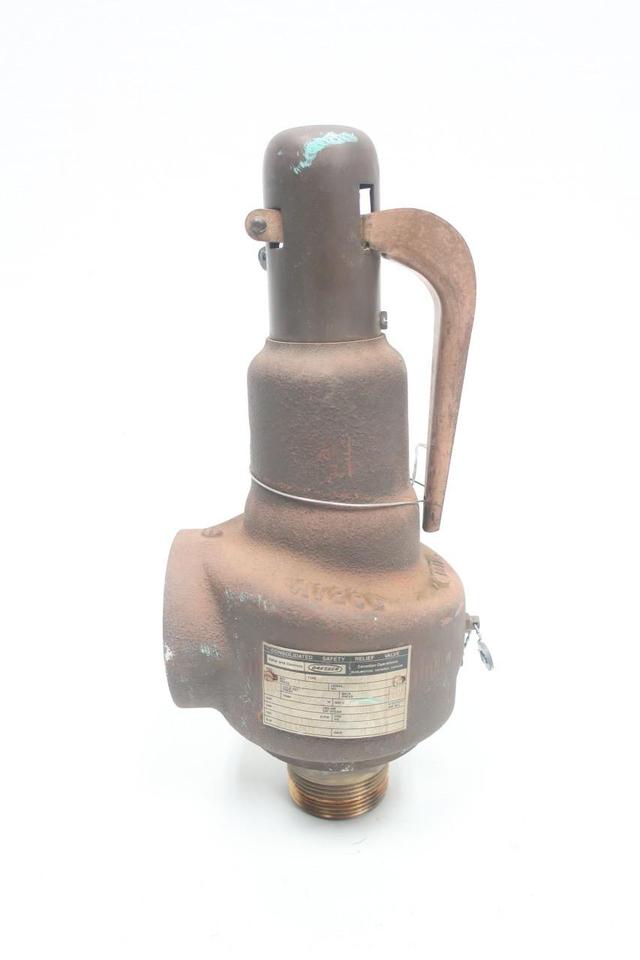 CONSOLIDATED 1543H-21 BRONZE RELIEF VALVE 50PSI 1-1/2IN NPT 880CFM