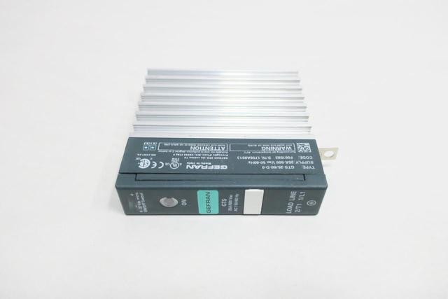 GEFRAN GTS-25/60-D-0 SOLID STATE RELAY 600V-AC