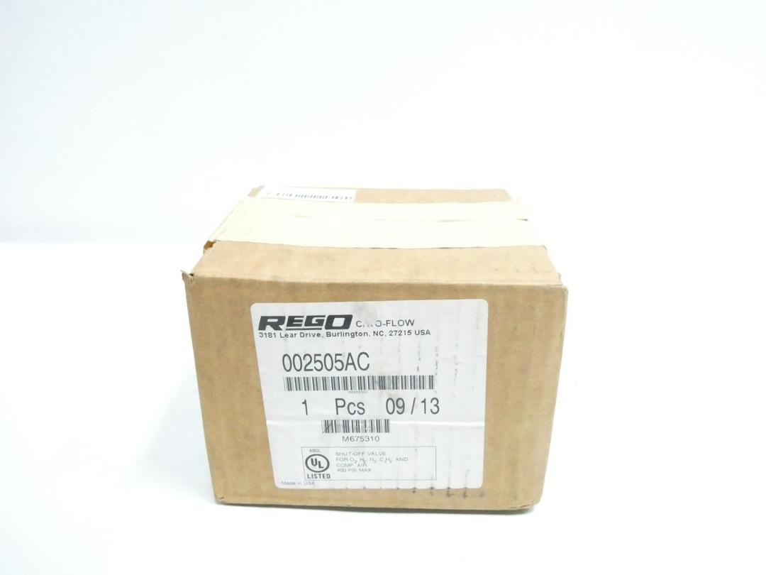 REGO 2505AC MANUAL BRONZE DIAPHRAGM GLOBE SHUT-OFF VALVE 3/4IN NPT