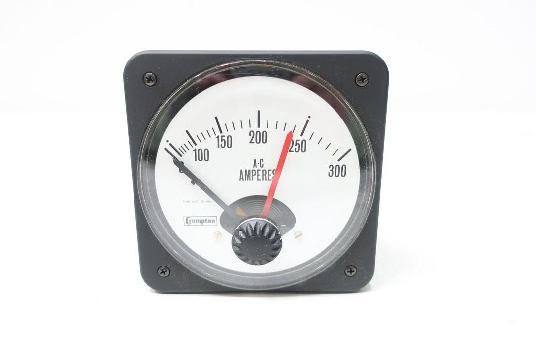 CROMPTON 077-16EU-LSRS-C6-NO AMMETER 0-300AC AMP