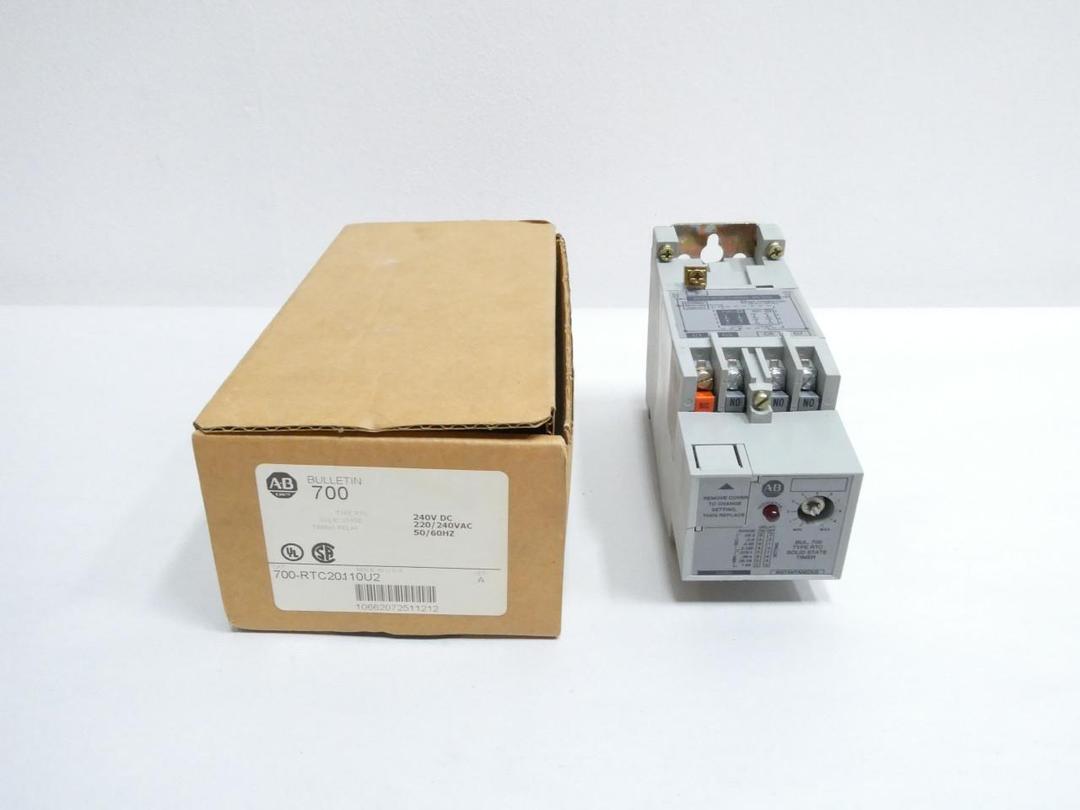 ALLEN BRADLEY 700-RTC20110U2 TIME DELAY RELAY 220/240V-AC 240V-DC