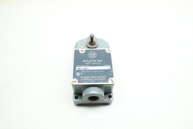 ALLEN BRADLEY 801-NX7 LIMIT SWITCH 600V-AC/DC