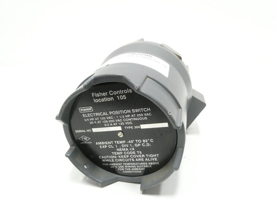FISHER 304 ELECTRICAL POSITION SWITCH 125/250V-AC