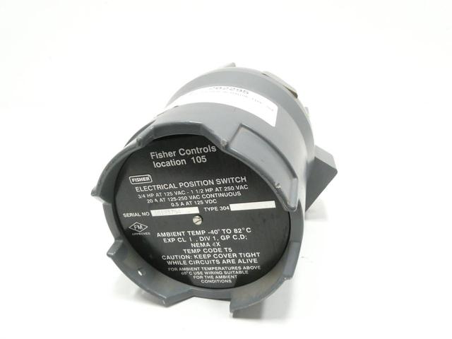 FISHER 304 ELECTRICAL POSITION SWITCH 125/250V-AC