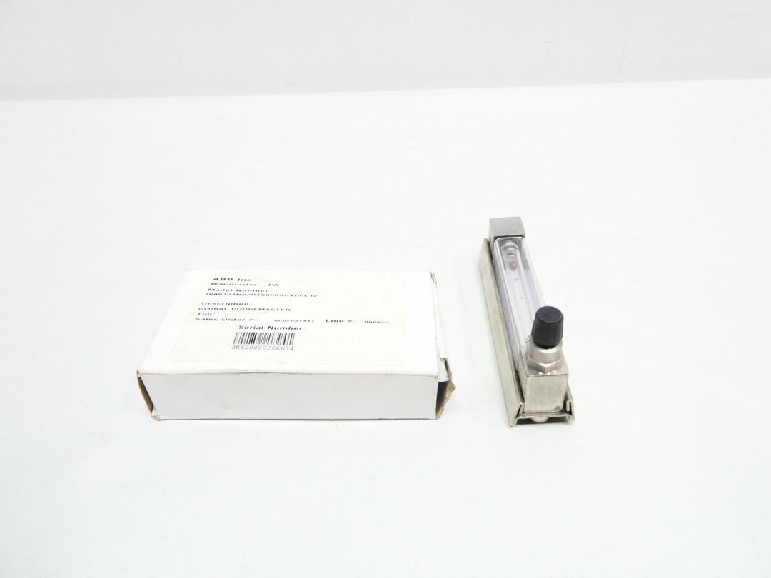 ABB 10A6131NB2B1X00AAEXBEC12 VARIABLE AREA FLOW METER 1-15GPH 1/4IN NPT