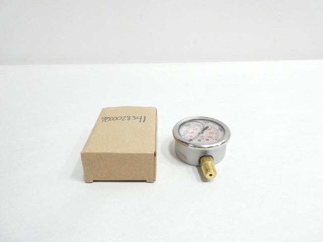 ANFFIELD MPG-1P-5000-AN PRESSURE GAUGE 2-1/2IN 0-5000PSI 1/4IN NPT
