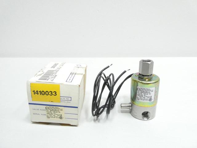 PETER PAUL 26Z0025NCM SOLENOID VALVE 120V-AC