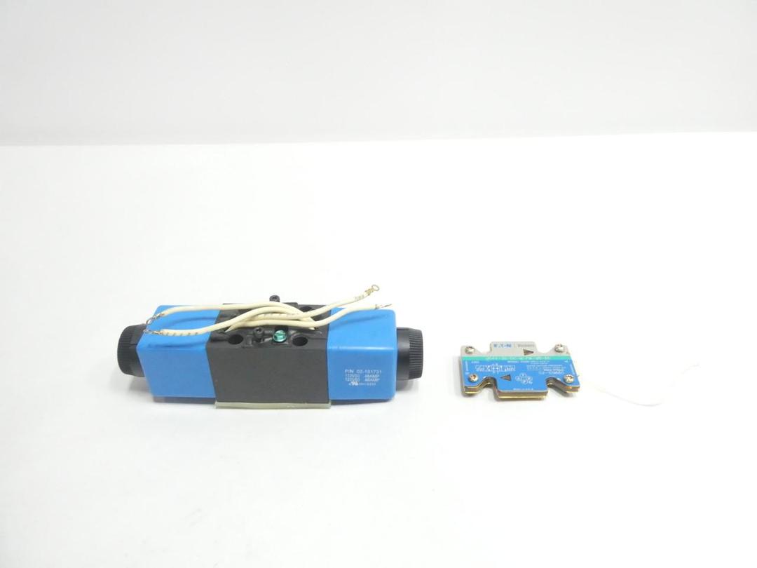 VICKERS DG4V-3S-OC-M-FW-B5-60 HYDRAULIC DIRECTIONAL CONTROL VALVE 5000PSI 120VAC