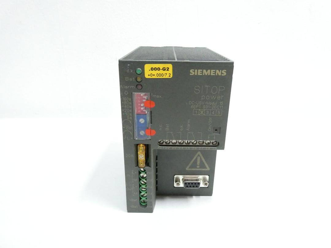 SIEMENS 6EP1 931-2EC11 POWER SUPPLY MODULE