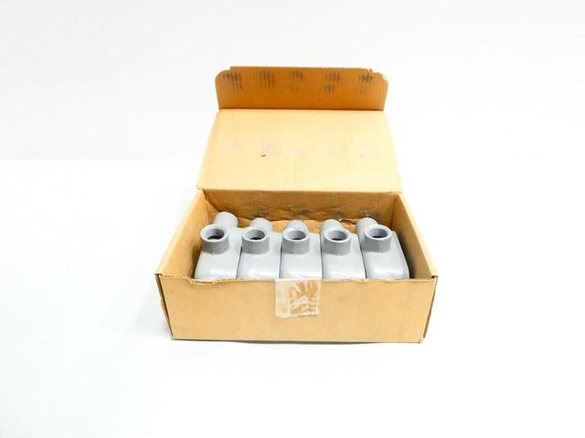 BOX OF 5 KILLARK X27 CONDUIT OUTLET BODY 3/4IN