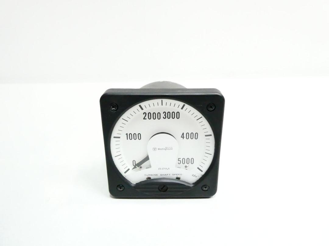 WESTINGHOUSE KX-241 PANEL METER 0-5000RPM