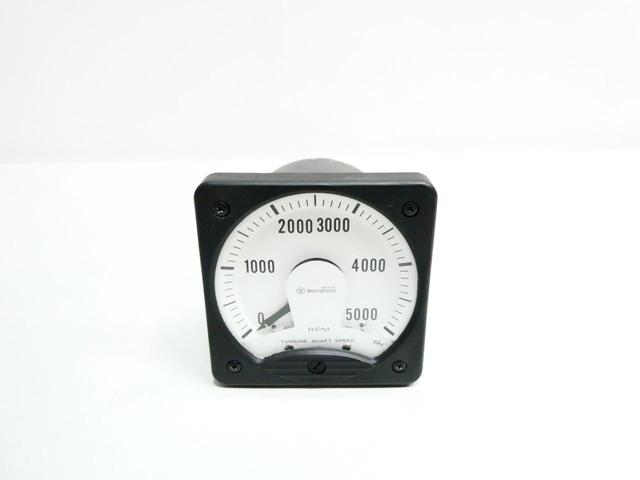 WESTINGHOUSE KX-241 PANEL METER 0-5000RPM