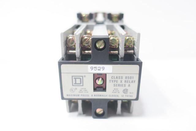 SQUARE D 8501X042V06 CONTROL RELAY 480V-AC