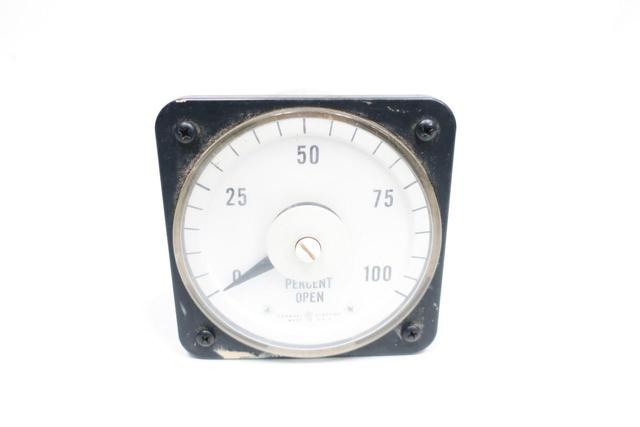 GENERAL ELECTRIC GE 50-103111FAFA1KSU PANEL METER 0-100 PERCENT