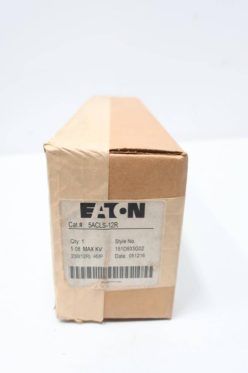 EATON 5ACLS-12R 151D933G02 MEDIUM VOLTAGE FUSE 230A 12R AMP 5.08KV-AC
