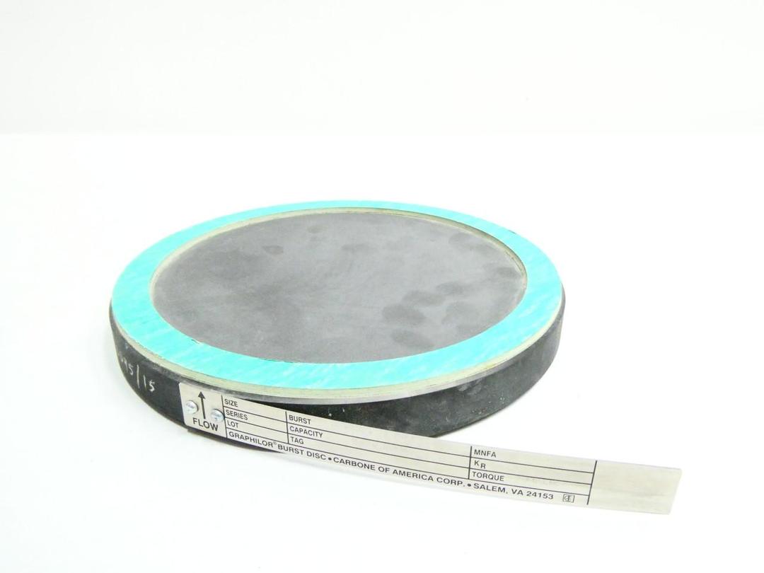 CARBONE SERIES 3 RUPTURE DISC 15PSI 6IN