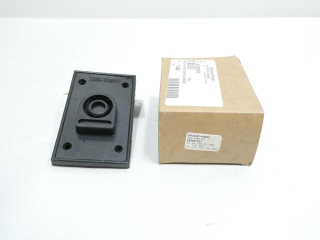 CROUSE HINDS E5000-107 PUSHBUTTON ASSEMBLY 120/240V-AC 125/250V-DC