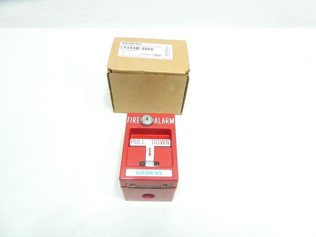 SIEMENS MSM-K-WP KEY WEATHERPROOF FIRE ALARM PULL STATION